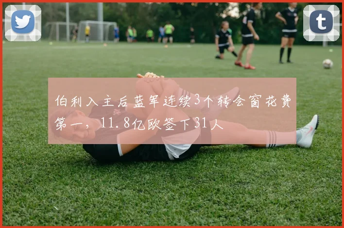 伯利入主后蓝军连续3个转会窗花费第一，11.8亿欧签下31人