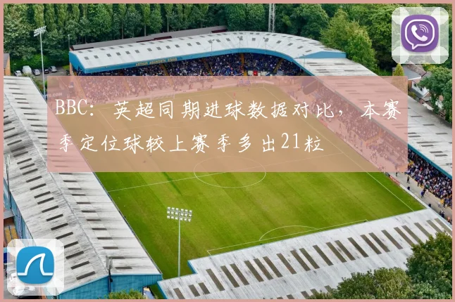 BBC：英超同期进球数据对比，本赛季定位球较上赛季多出21粒